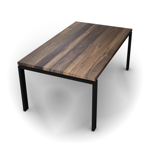 Table de cuisine en noyer naturel - Beauchamp