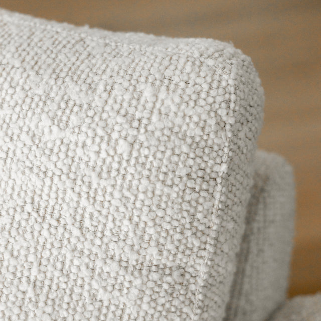 Boucle fabric armchair - Arnold