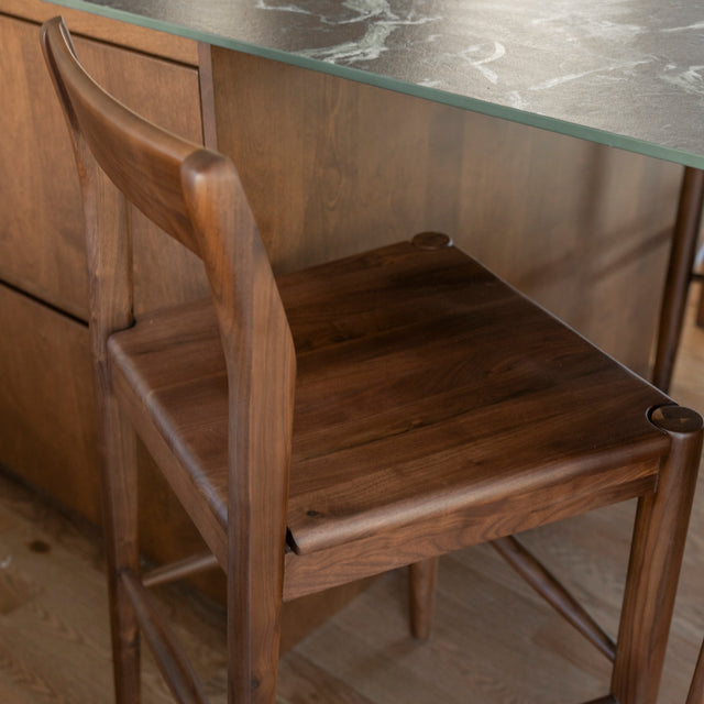 Tabouret de comptoir en bois - Arthur