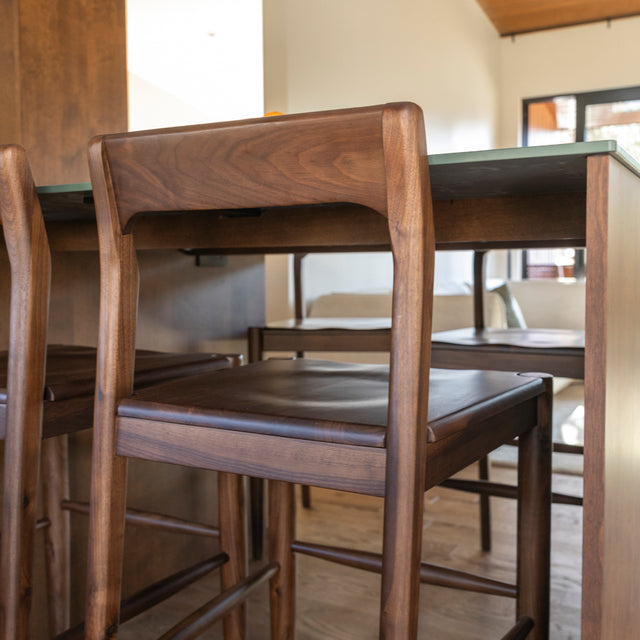 Tabouret de comptoir en bois - Arthur