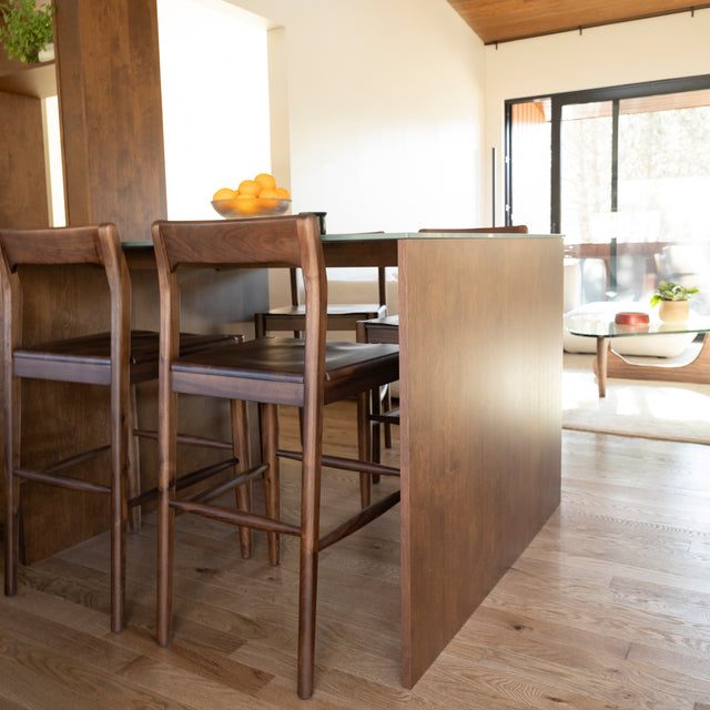Tabouret de comptoir en bois - Arthur