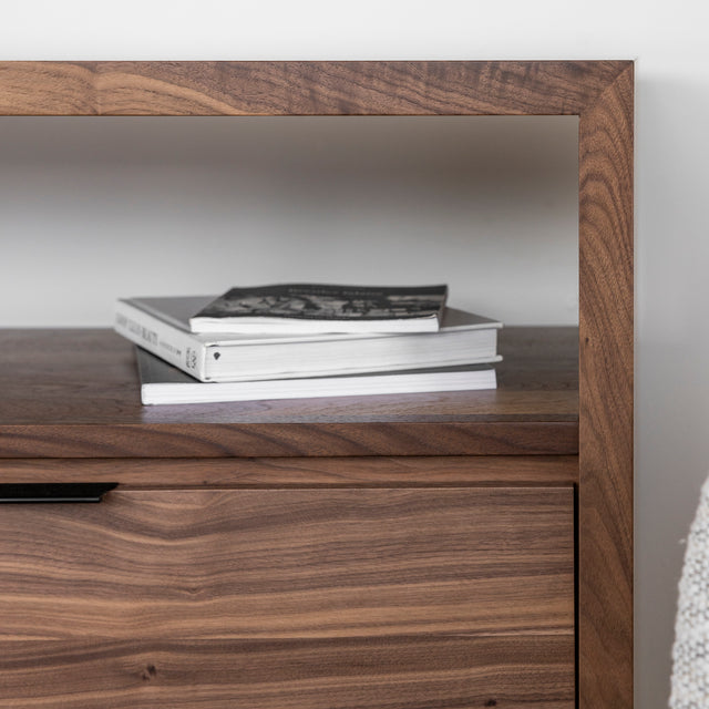 Buffet en noyer naturel - Anabel