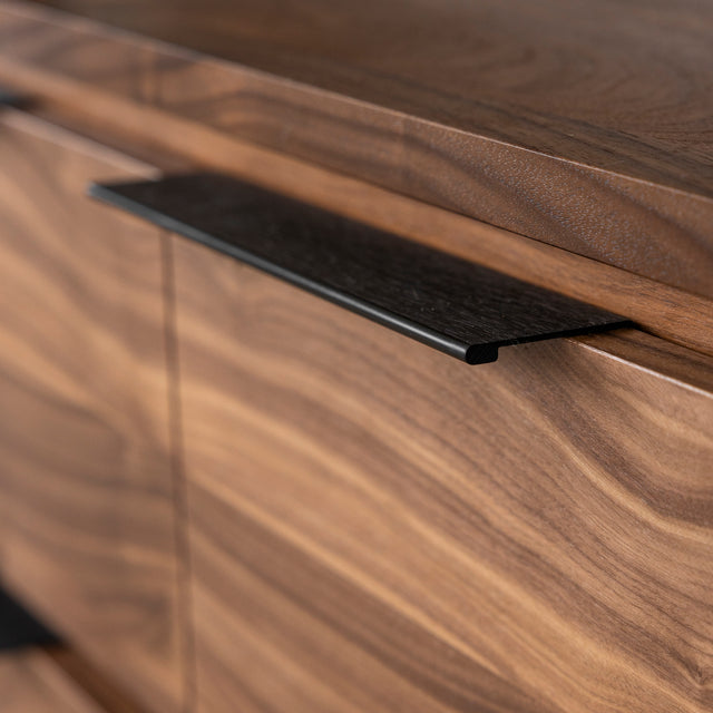 Buffet en noyer naturel - Anabel