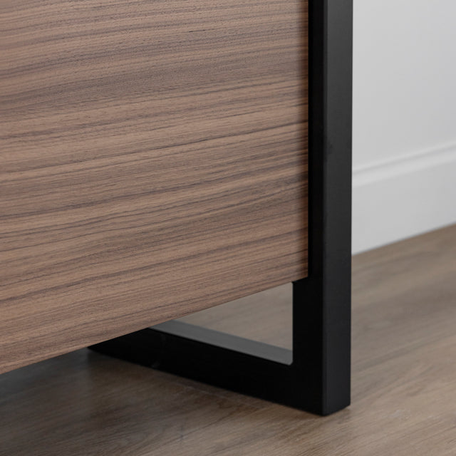 Buffet en noyer naturel - Augusta