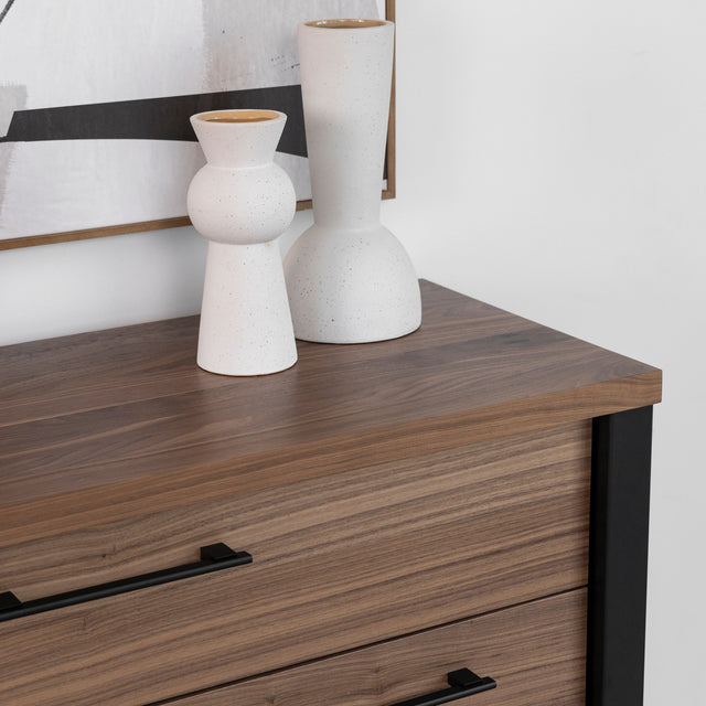 Buffet en noyer naturel - Augusta