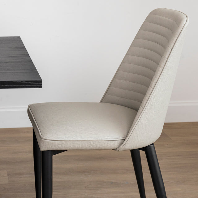 chaise de salle à manger taupe