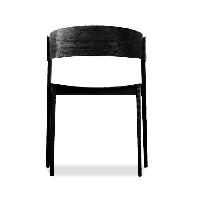 Chaise de cuisine en chêne noir - Alfie