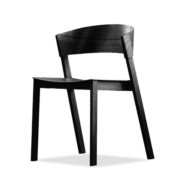 Chaise de cuisine en chêne noir - Alfie