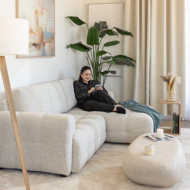 Modulaire Clarice en tissu terrazzo