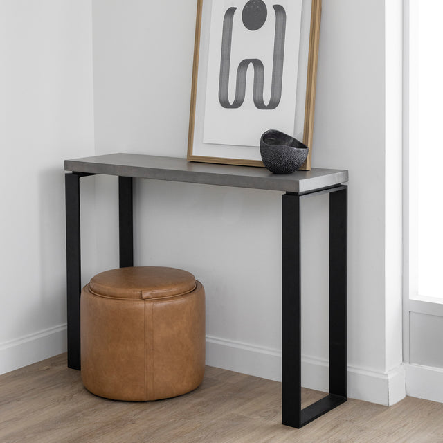 Table console en béton galet - Vérona