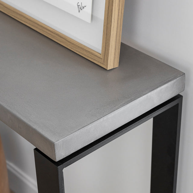 Table console en béton galet - Vérona