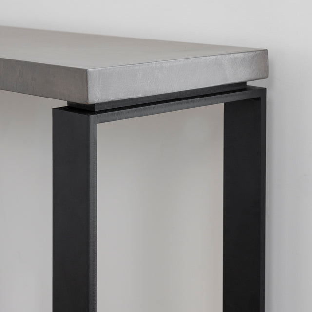 Table console en béton galet - Vérona