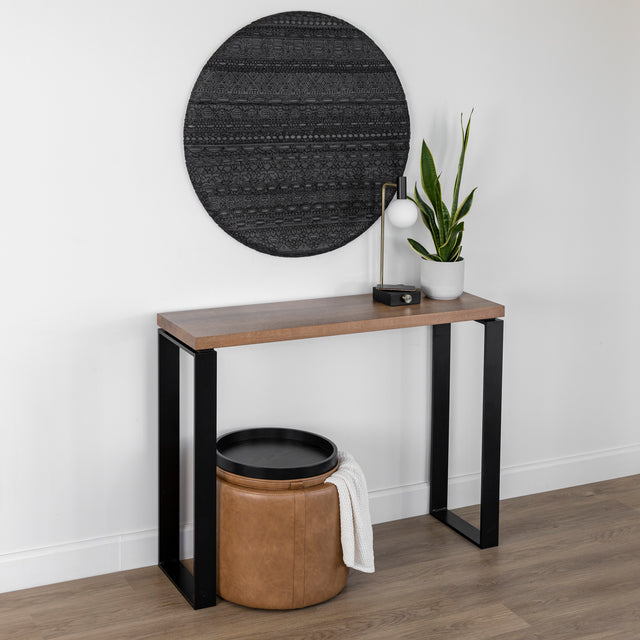 table console en bois massif