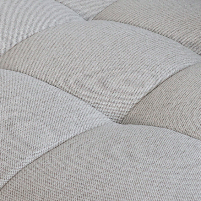 Emma modular in pale greige fabric