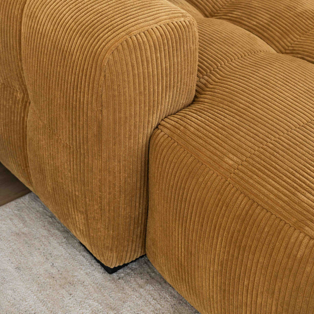 Sectionnel inclinable Esther en velours