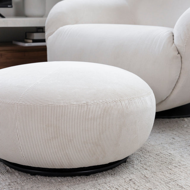 Fauteuil Winston Zéro Gravité en velours côtelé