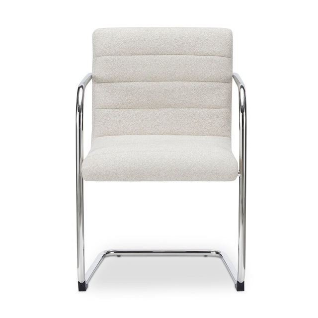 Clay dust fabric dining chair - Giorgio