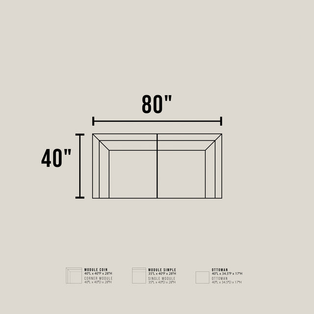 Maverick leather modular sofa