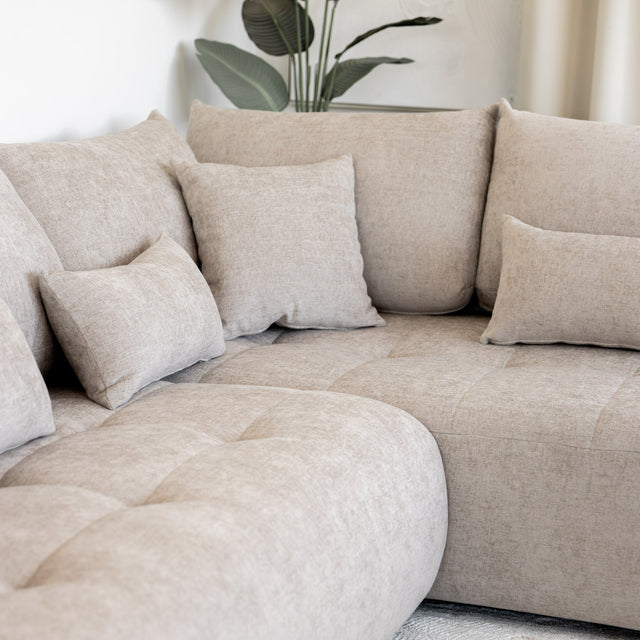 Modulaire Laurent en tissu sable fin