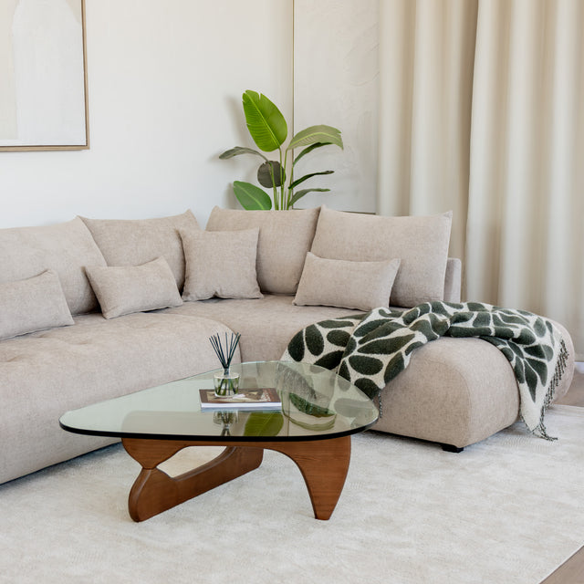 Modulaire Laurent en tissu sable fin