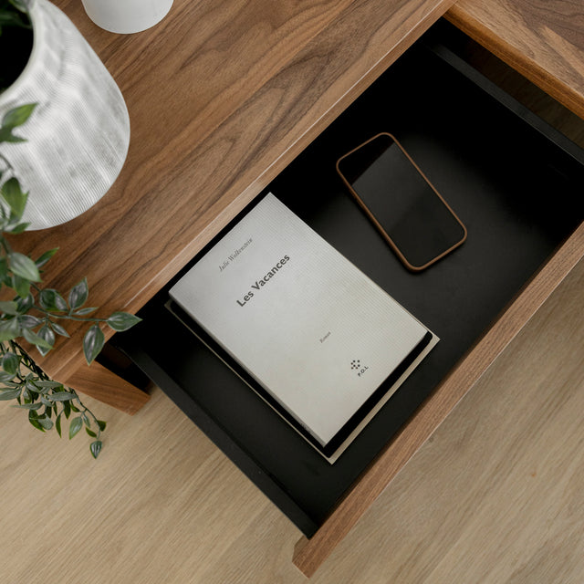 Lit Esterel en noyer naturel | Esterel bed in natural walnut ✈ ♖♖