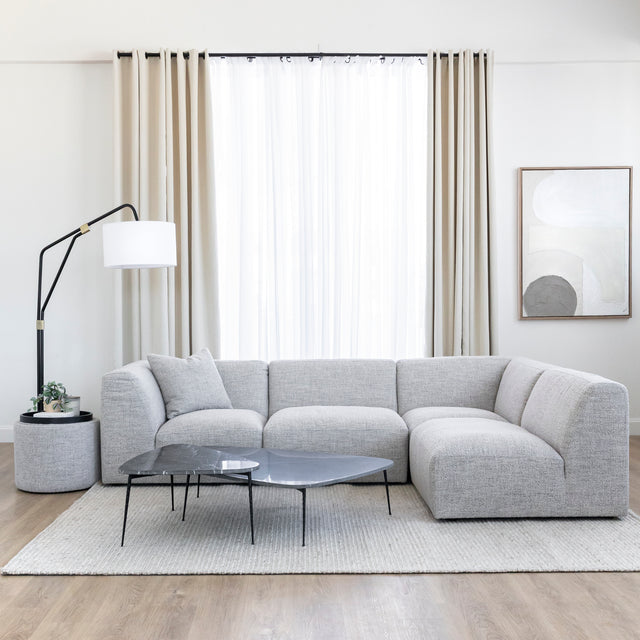 Modulaire Maverick en tissu bouclé gris