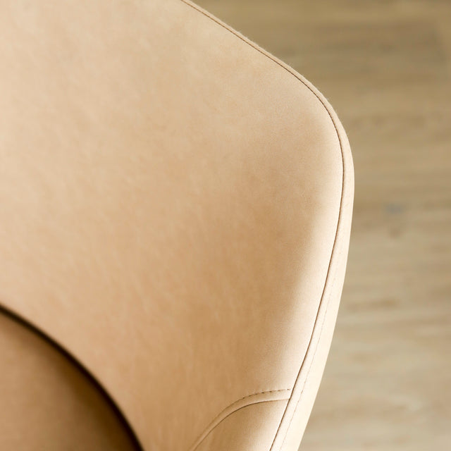 Set of 2 tan dining chairs - Oscar