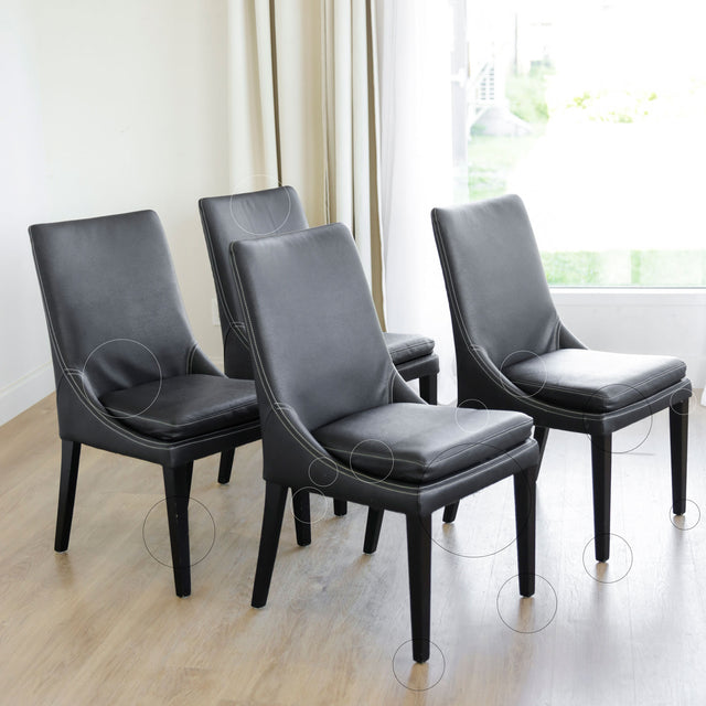 Ensemble de 4 chaises de cuisine - SINATRA