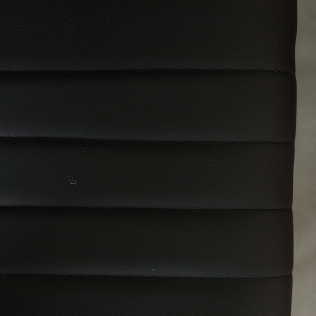 Chaise de cuisine en cuir végane noir - Mcgill