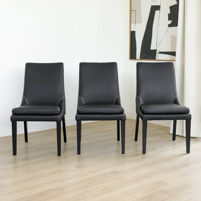 Ensemble de 3 chaises de cuisine - SINATRA