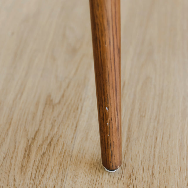 Ensemble de 2 chaises de salle à manger en cuir taupe - Iris