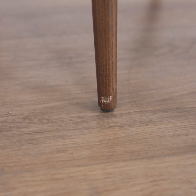 Ensemble de deux chaises de cuisine Iris en cuir taupe