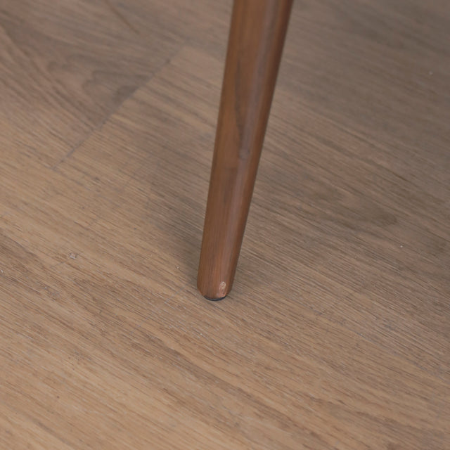 Ensemble de deux chaises de cuisine Iris en cuir taupe