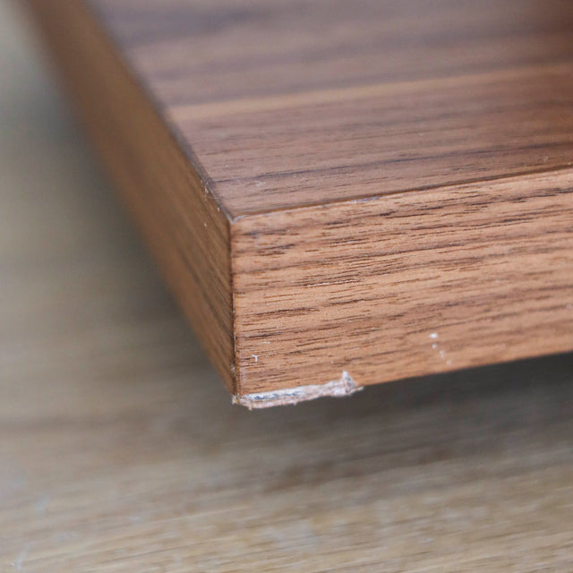 Millie bookcase in natural walnut