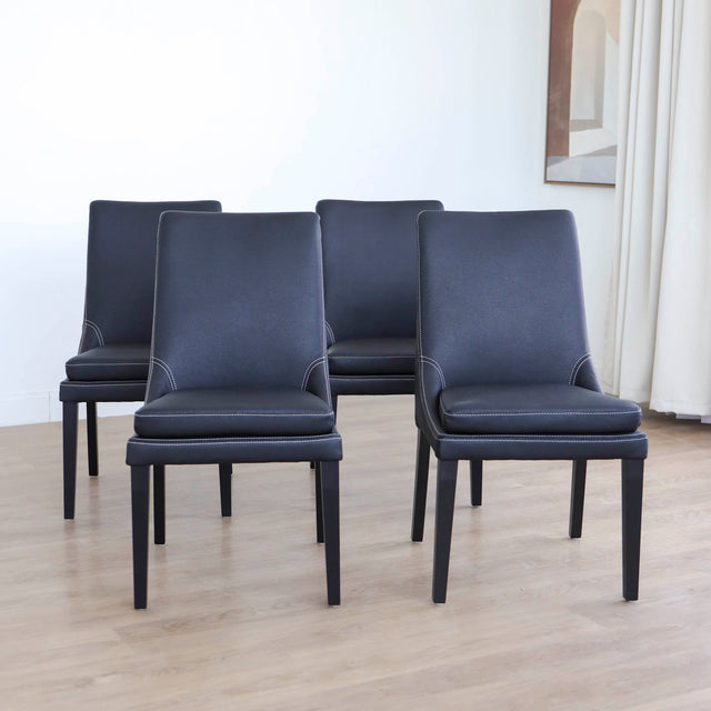 Ensemble de 4 chaises de cuisine Sinatra