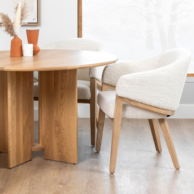 Ash wood dining table - ODENSE