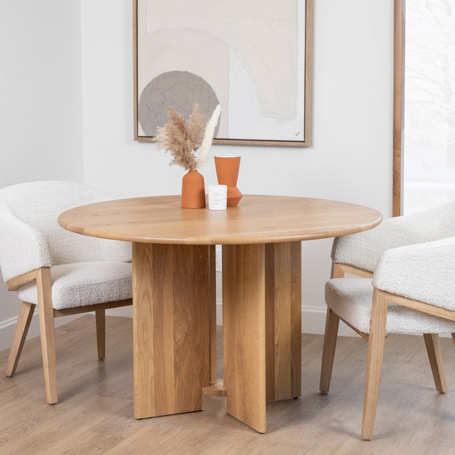 Ash wood dining table - ODENSE