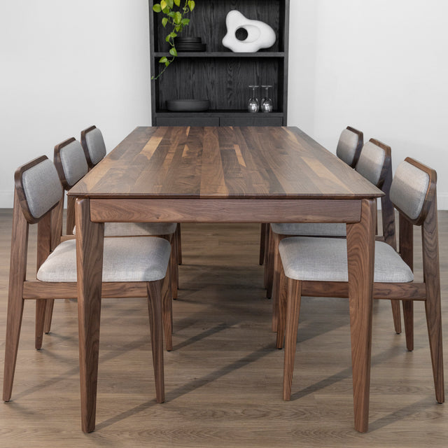 Dining table in natural solid walnut - ST-MARTIN