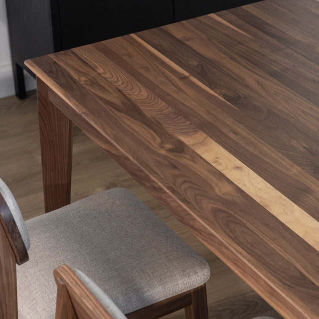 Dining table in natural solid walnut - ST-MARTIN