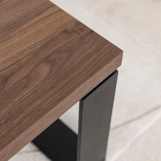 Natural walnut coffee table - Raphaëlle