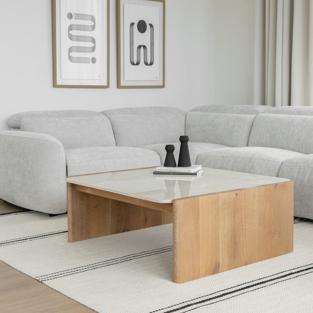 table de salon en chene naturel