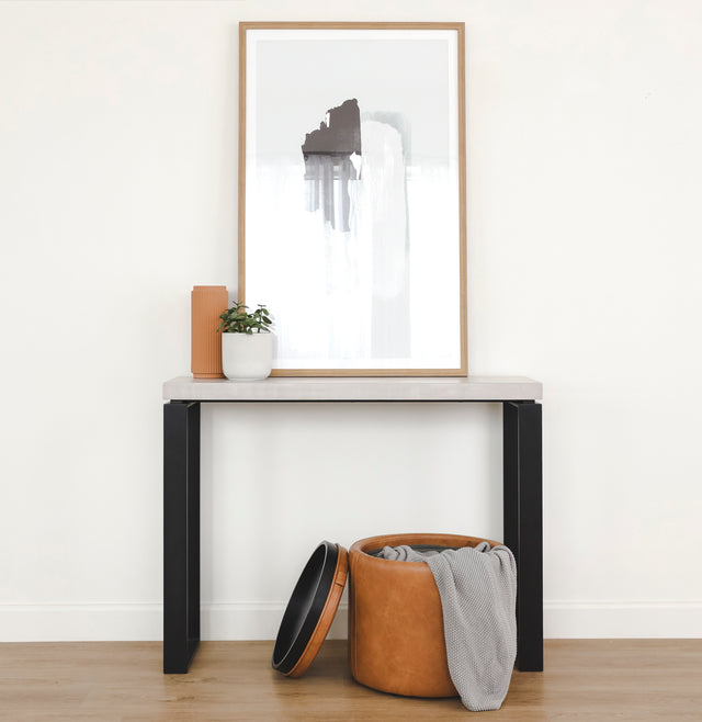 Table console en béton ciment - Vérona