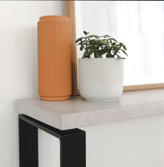 Table console en béton ciment - Vérona