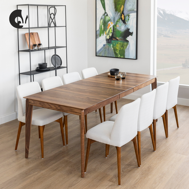 Table de cuisine extensible en noyer - ST-MARTIN