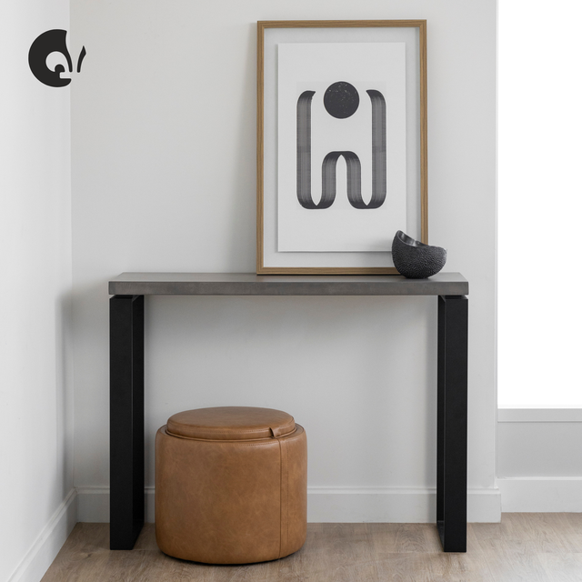 Table console en béton galet - Vérona