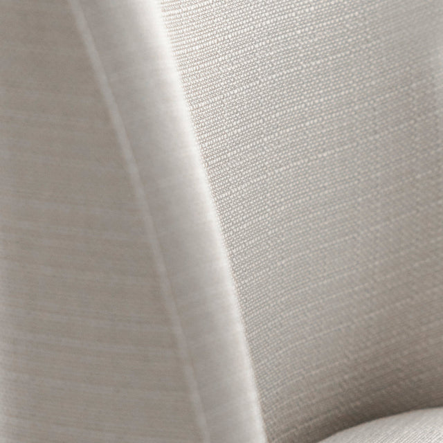 Chaise de cuisine en tissu crème - Odile