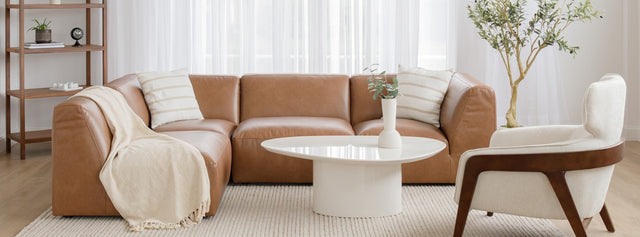 sofa modulaire maverick en cuir
