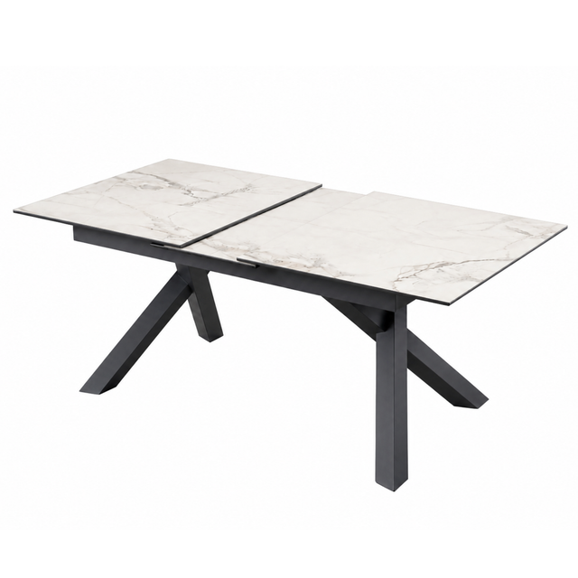 Black ceramic dining table - Portneuf