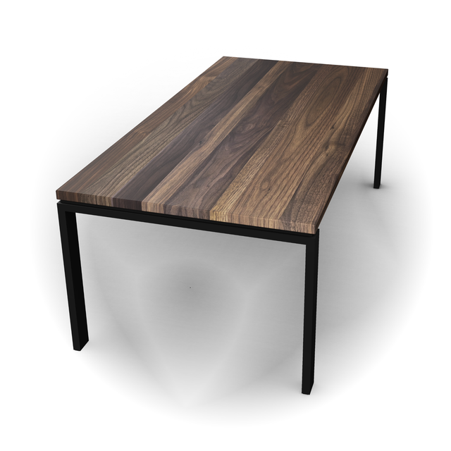 Table de cuisine en noyer naturel - Beauchamp