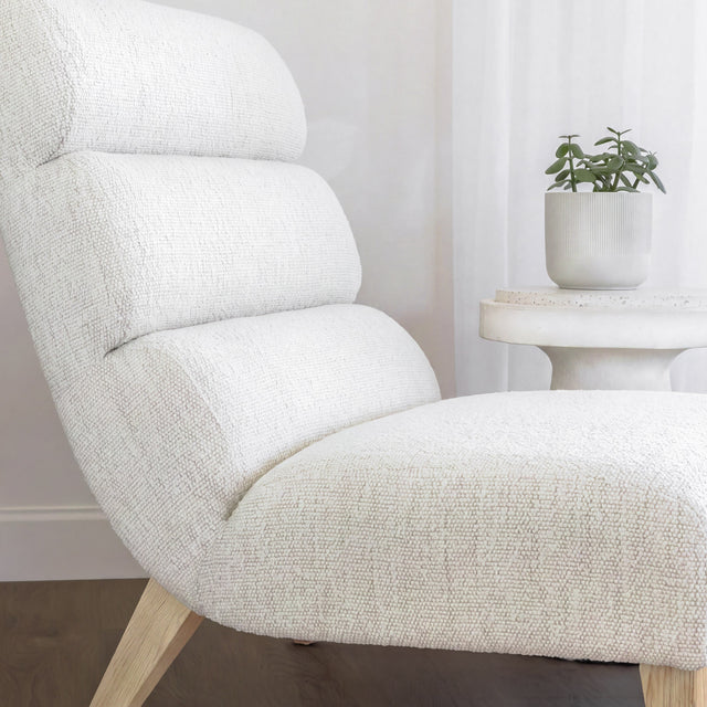 Bouclé Fabric Armchair - Barry